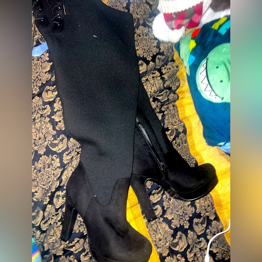 Torrid thigh high boots wide width